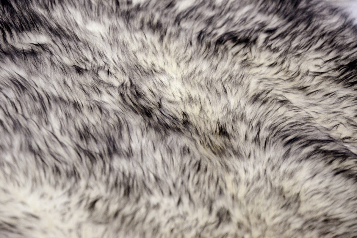 Gradient Gray Animal Print Area Rug