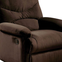 35" Chocolate Microfiber Recliner