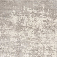 5'X7' Beige Hand Loomed Abstract Brushstroke Indoor Area Rug