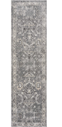 7' X 9'  Polypropylene Grey Area Rug