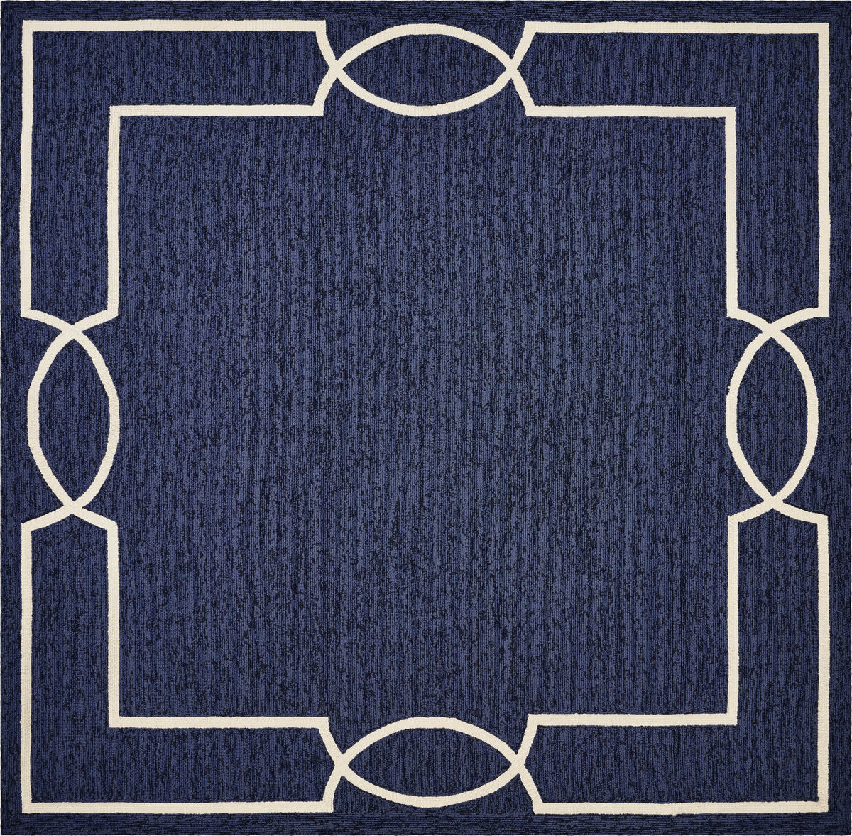 7' X 7' Ocean Blue Area Rug