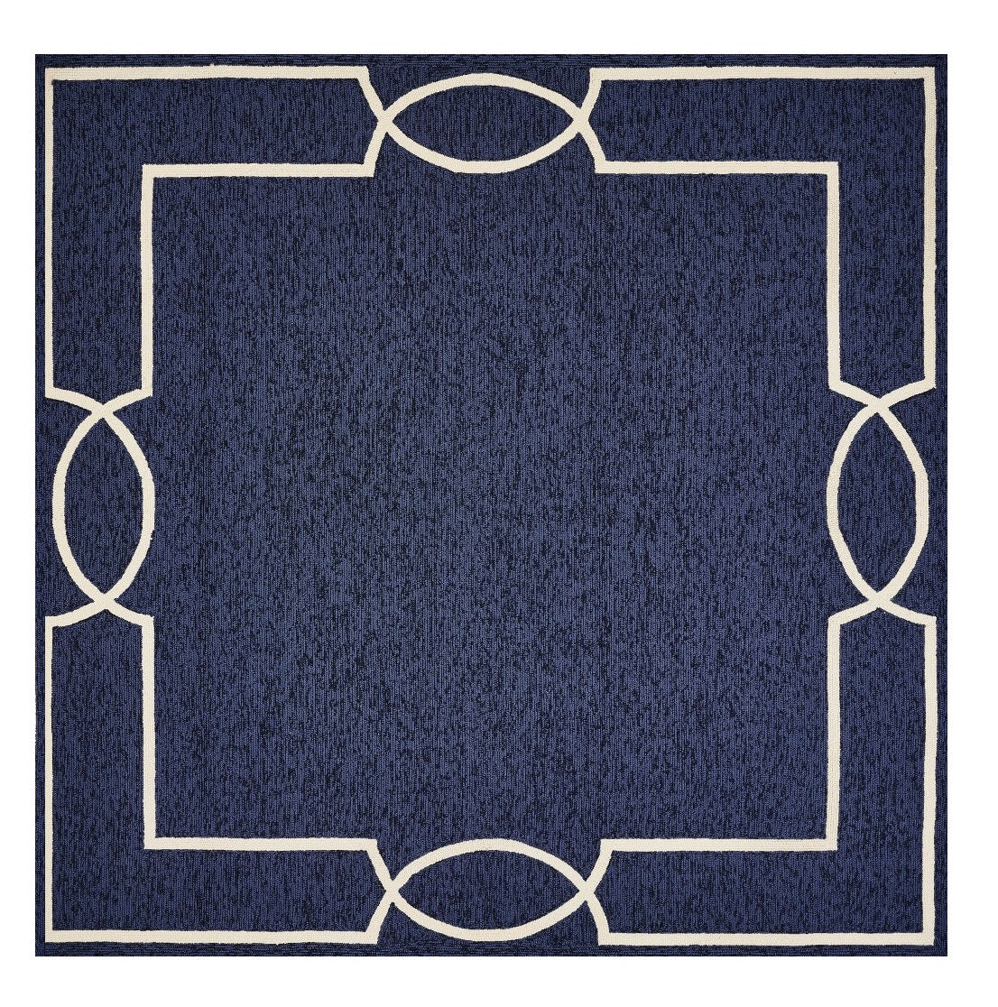 7' X 7' Ocean Blue Area Rug