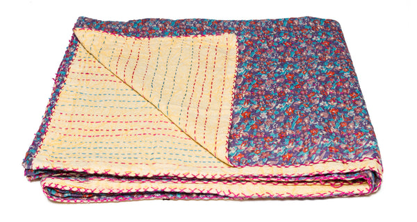 50" X 70" Multi Colored Eclectic Bohemian Traditional  Throw Blankets