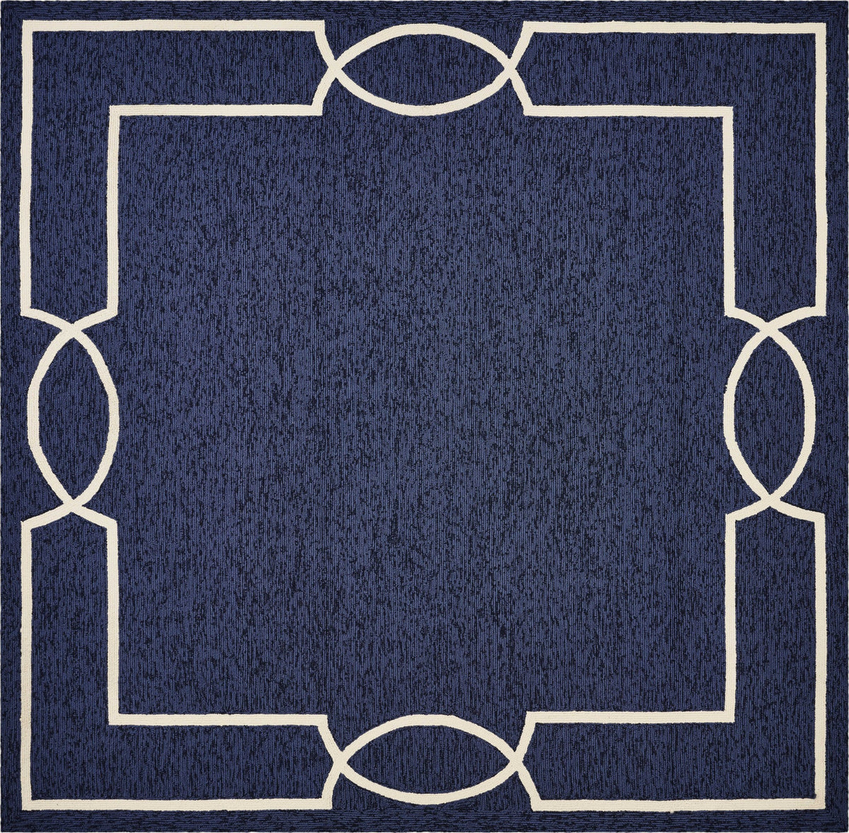 7' X 7' Ocean Blue Area Rug