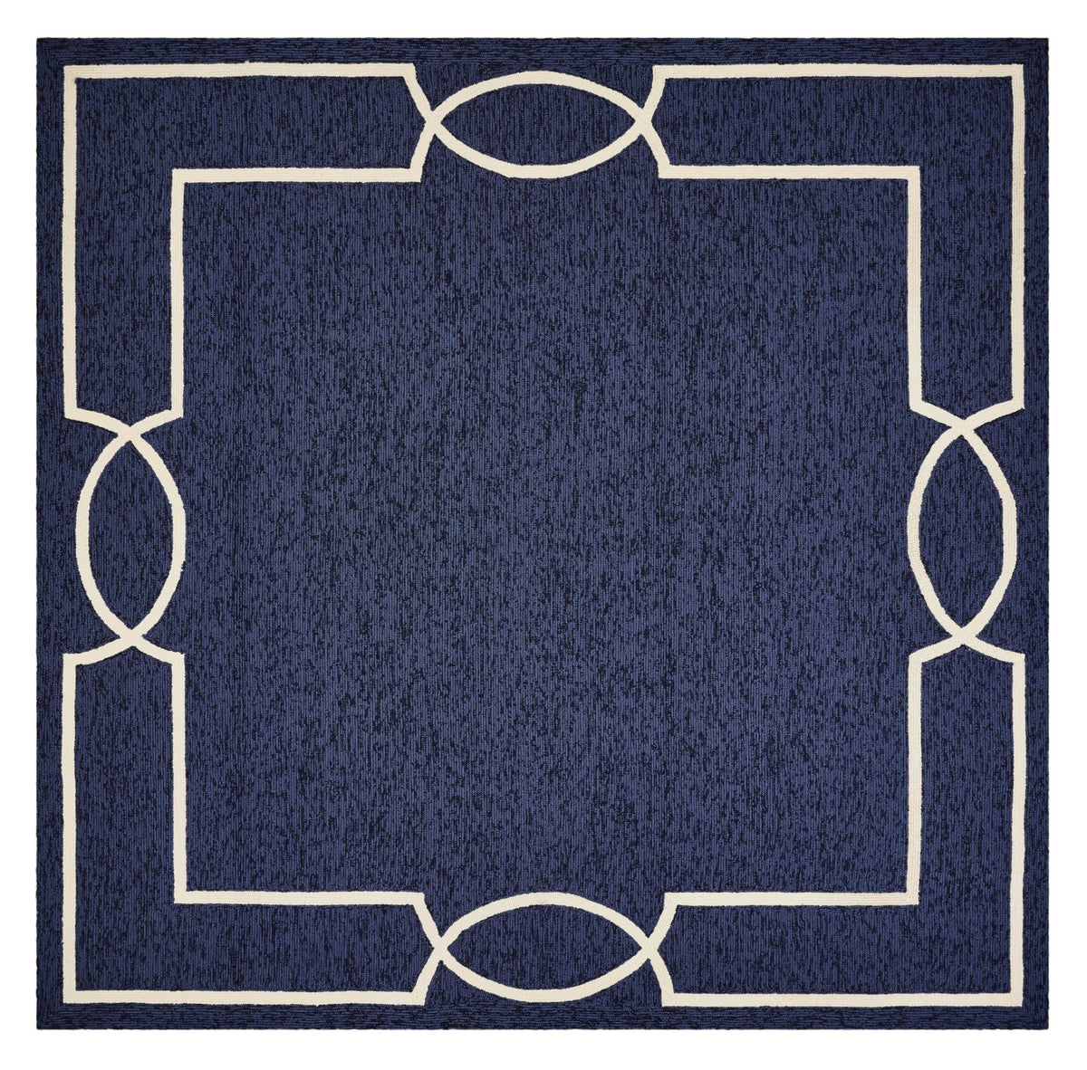 7' X 7' Ocean Blue Area Rug