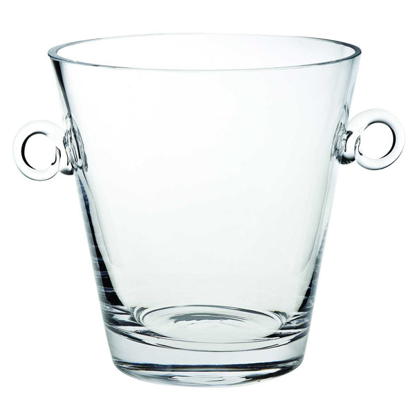 8 Mouth Blown European Glass Ice Bucket Or Cooler