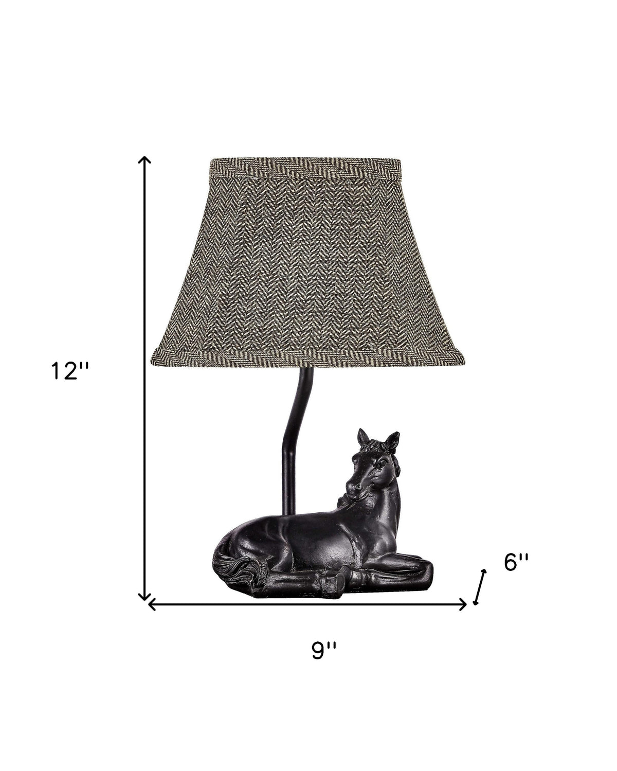 Horse Rests Peacefully Accent Lamp