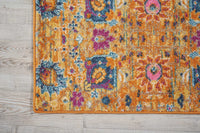 2' X 3' Sunset Floral Power Loom Area Rug