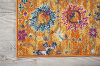 2' X 3' Sunset Floral Power Loom Area Rug