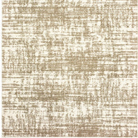 5' X 8' Ivory And Gray Abstract Strokes Area Rug