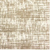 5' X 8' Ivory And Gray Abstract Strokes Area Rug