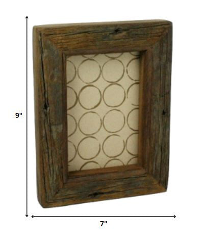 4" x 6" Wood Brown Tabletop Picture Frame