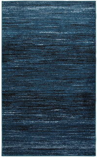 5' X 7' Blue Abstract Ocean Area Rug