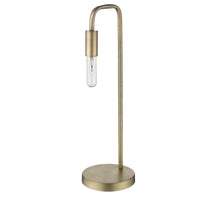 26" Brass Metal Table Lamp