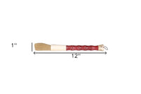 Red Spotted Jade Faux Bamboo Decorative Calligraphy Brush