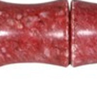 Red Spotted Jade Faux Bamboo Decorative Calligraphy Brush