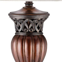 Traditional Roman Style Table Lamp with Bronze Finish