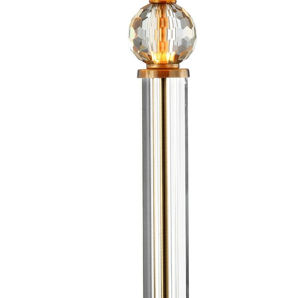 Gold Crystal Accent Desk Lamp