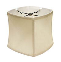 9" Ivory Soft Box Pongee Silk Lampshade