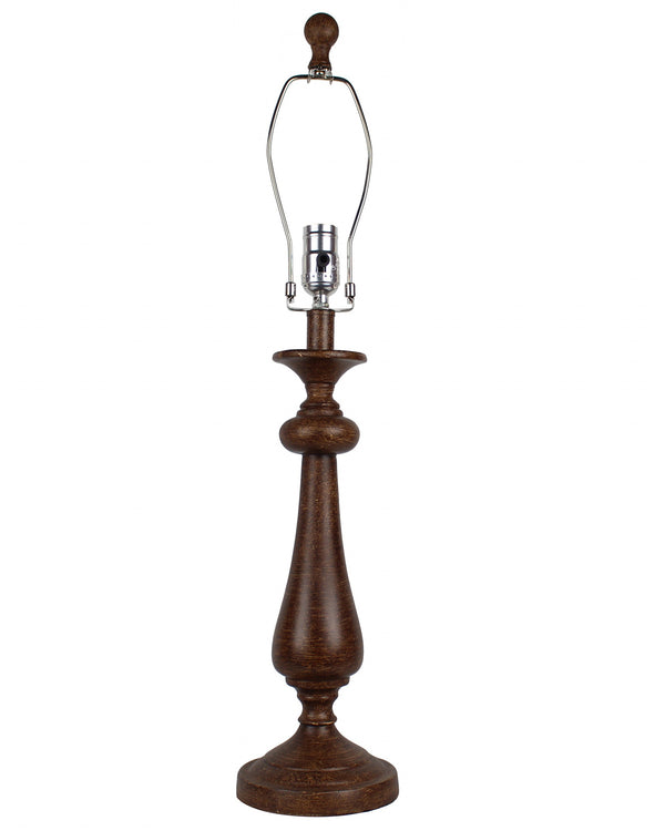 Brown Candlestick Ocean Postcard Table Lamp