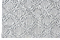 5' X 7' Gray Geometric Handmade Area Rug