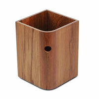 Designer Genuine Teak Waste Basket