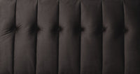 79" Dark Brown Velvet Sleeper Sofa With Black Legs