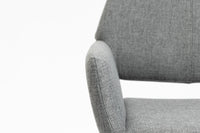 Gray Upholstered Dining Chair