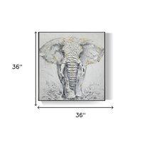 Black and White Fabric Elephant Airplane Wall Decor