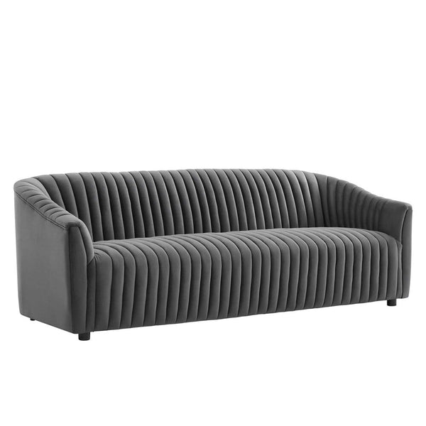 Modway Announce Performance Velvet Channel Tufted Sofa - EEI-5053