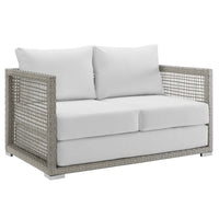 Modway Aura Outdoor Patio Wicker Rattan Loveseat - EEI-2924  2