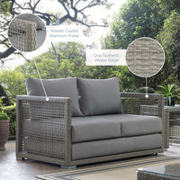 Modway Aura Outdoor Patio Wicker Rattan Loveseat - EEI-2924  8