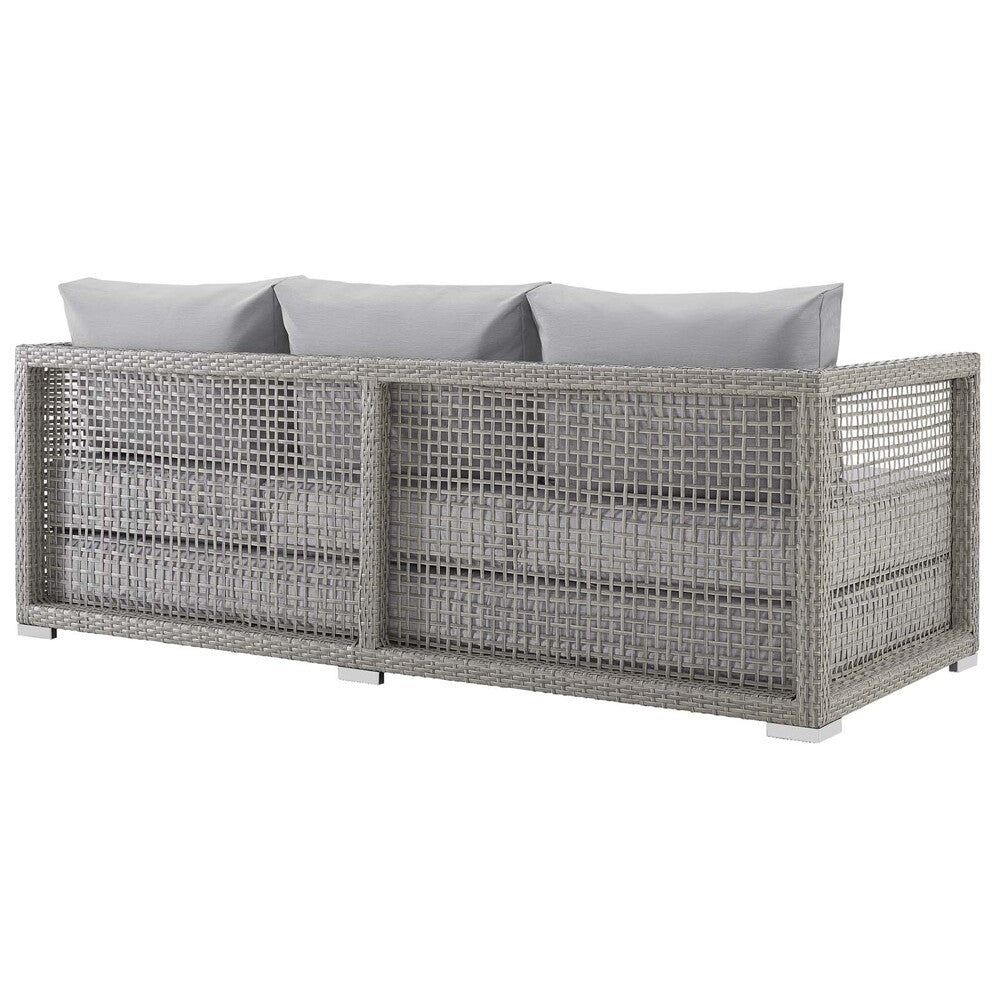 Modway Aura Outdoor Patio Wicker Rattan Sofa - EEI-2923  3