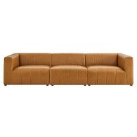 Modway Bartlett Vegan Leather 3-Piece Sofa - EEI-4515