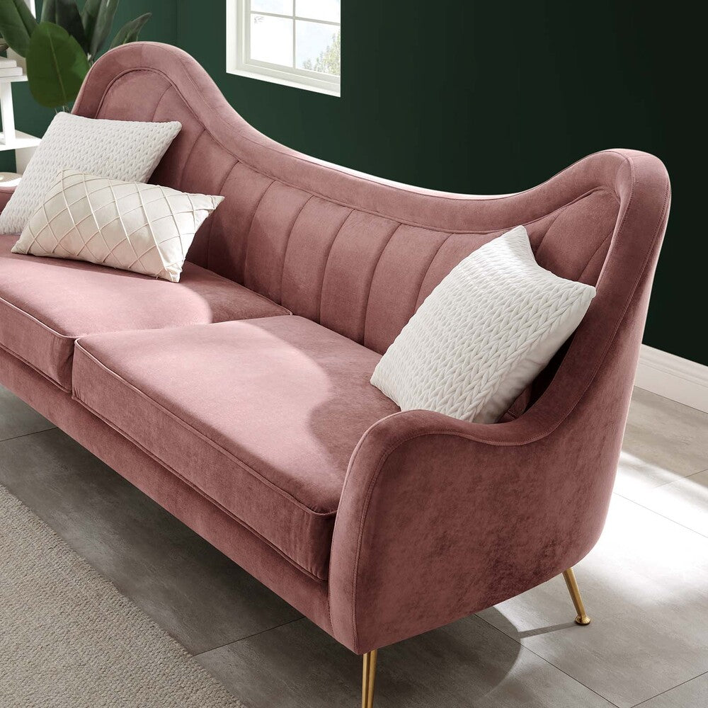 Modway Cheshire Channel Tufted Performance Velvet Sofa - EEI-5874  10