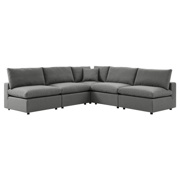 Modway Commix 5-Piece Outdoor Patio Sectional Sofa - EEI-5587