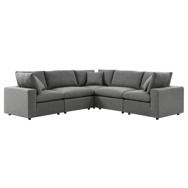 Modway Commix 5-Piece Outdoor Patio Sectional Sofa - EEI-5589