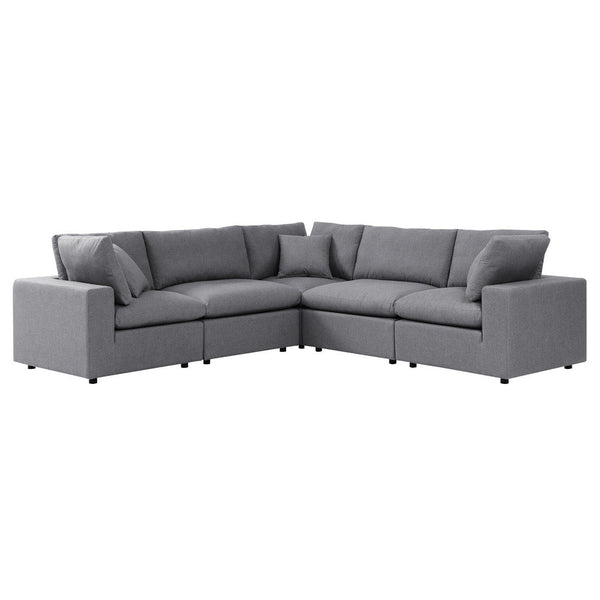 Modway Commix 5-Piece Sunbrella® Outdoor Patio Sectional Sofa - EEI-5590  1