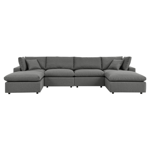 Modway Commix 6-Piece Outdoor Patio Sectional Sofa - EEI-5585