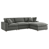 Modway Commix Down Filled Overstuffed 4 Piece Sectional Sofa Set - EEI-3356  2