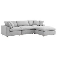 Modway Commix Down Filled Overstuffed 4 Piece Sectional Sofa Set - EEI-3356  4