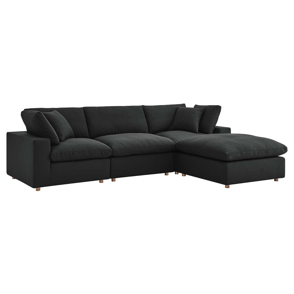 Modway Commix Down Filled Overstuffed 4 Piece Sectional Sofa Set - EEI-3356  1