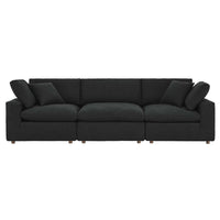 Modway Commix Down Filled Overstuffed Boucle Fabric 3-Seater Sofa - EEI-6362  3