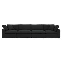 Modway Commix Down Filled Overstuffed Boucle Fabric 4-Seater Sofa - EEI-6364  3