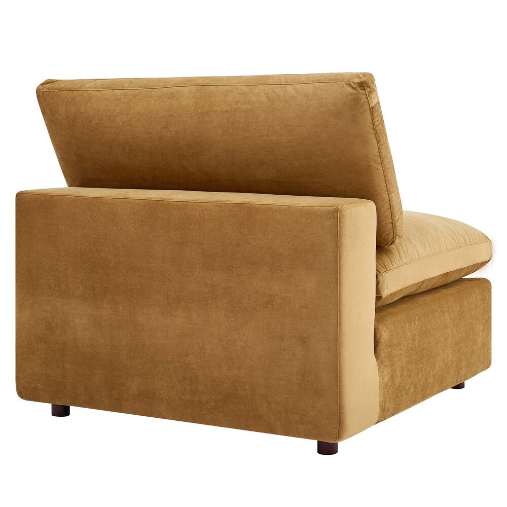 Modway Commix Down Filled Overstuffed Performance Velvet 4-Seater Sofa - EEI-4819  13