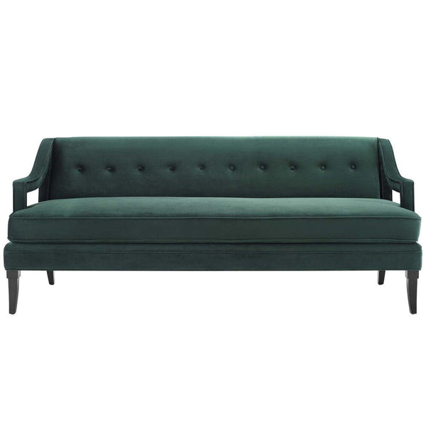 Modway Concur Button Tufted Performance Velvet Sofa - EEI-2997  1