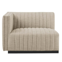 Modway Conjure Channel Tufted Upholstered Fabric 4-Piece Sofa - EEI-5789  5