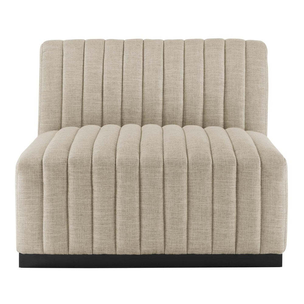 Modway Conjure Channel Tufted Upholstered Fabric Sofa - EEI-5787  9