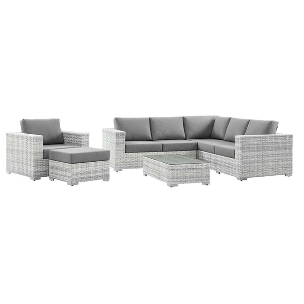 Modway Convene 6-Piece Outdoor Patio Sectional Set - EEI-5447