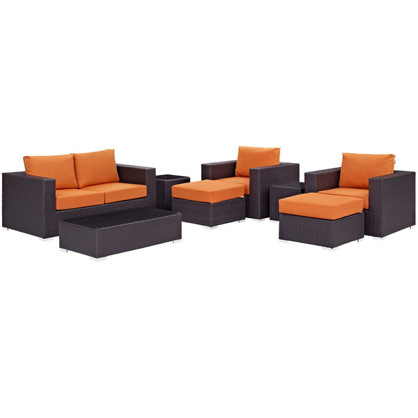 Modway Convene 8 Piece Outdoor Patio Sofa Set - EEI-2159  1